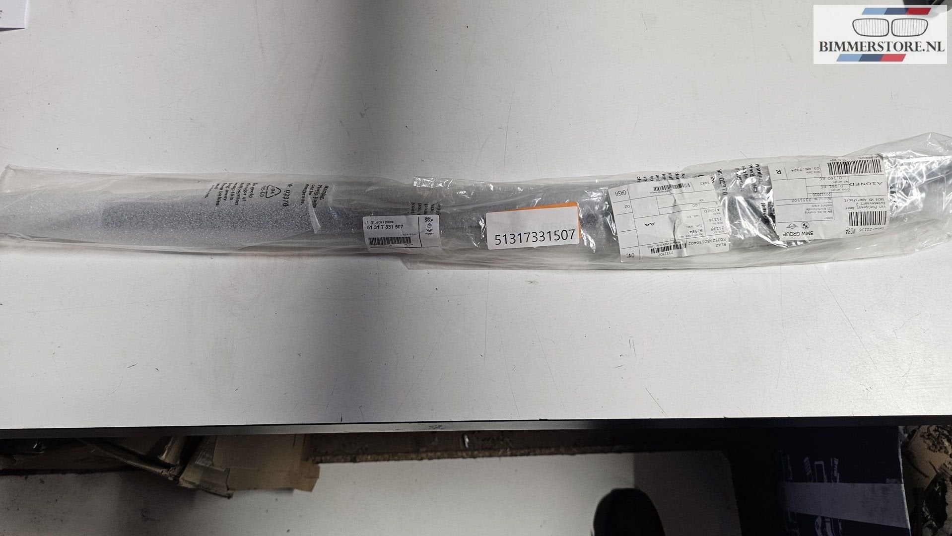 Zwarte raamlijst buitenzijde links voorzijde BMW 2 serie F48, Auto-onderdelen, Ophalen, -, Nieuw, -