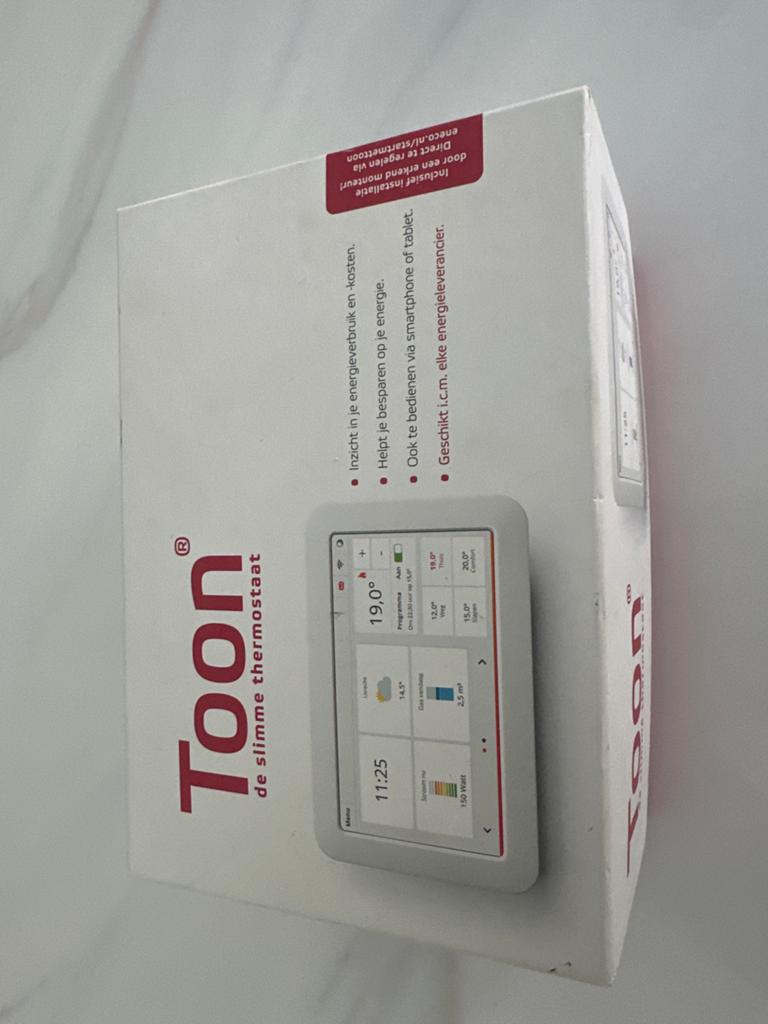 Toon slimme thermostaat van Eneco in prijs verlaagd!!, Ophalen, Slimme thermostaat, Zo goed als nieuw