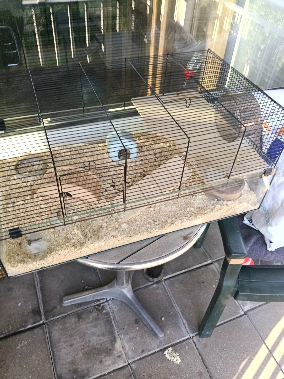 hamster kooi met toebehoren, Dieren en Toebehoren, Minder dan 60 cm, Kooi, Minder dan 75 cm, Ophalen of Verzenden