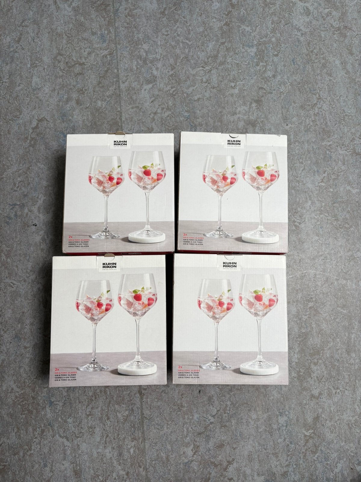 Gin Tonic Kuhn rikon glazen, Ophalen of Verzenden, Zo goed als nieuw, Handen en Nagels