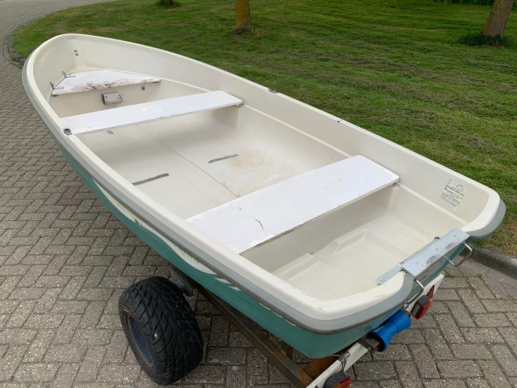 Terhi 385 visboot roeiboot met schoonmaakwerk, Watersport en Boten, Accessoires en Onderhoud, Gebruikt, Overige typen, Ophalen