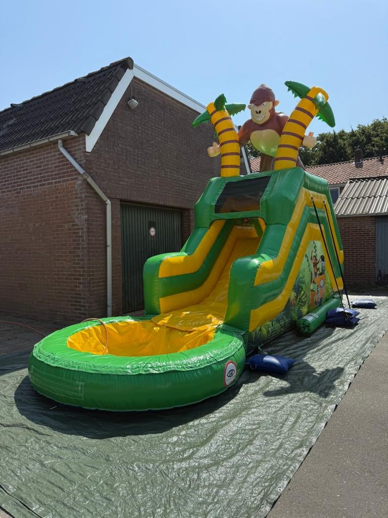 Springkussen huren, Hobby en Vrije tijd, Feestartikelen | Verhuur, Ophalen, Gebruikt, Verjaardag