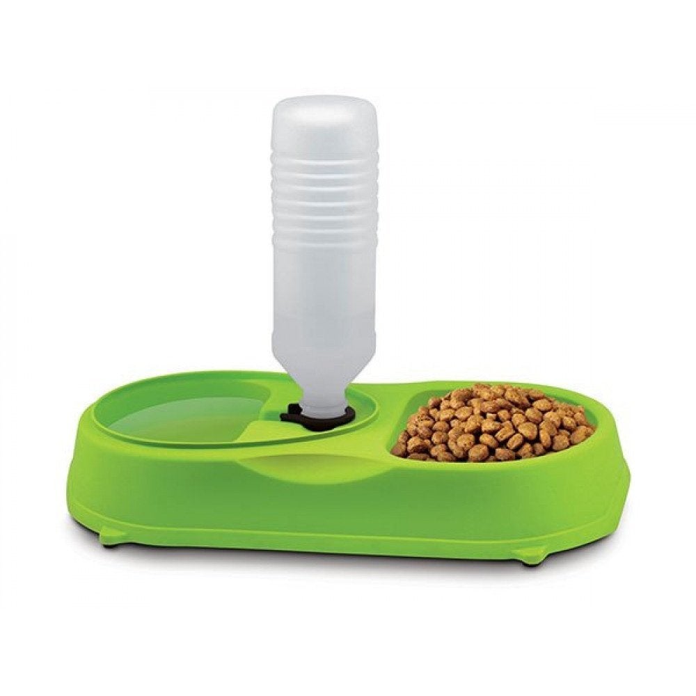 Honden en katten drink/eet bak met flesvuller 400 ML (nieuw), Verzenden, Nieuw