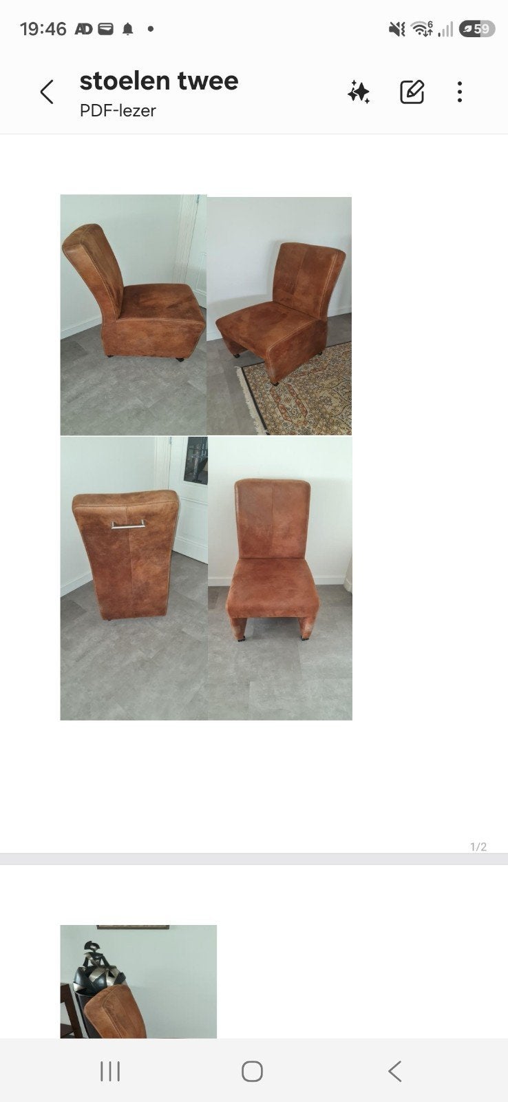 eetkamerstoelen, Ophalen of Verzenden