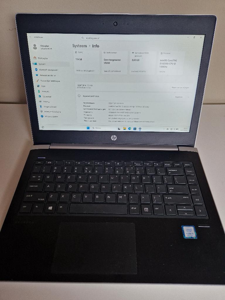 HP ProBook 430 G5 - i5 - 8 GB RAM - 128 GB SSD, Computers en Software, Windows Laptops, Ophalen, 2 tot 3 Ghz, Qwerty, 8 GB