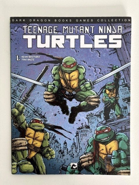 Teenage mutant Ninja turtles, SC, Dark Dragon, Boeken, Stripboeken, Eén stripboek, Ophalen of Verzenden, Gelezen