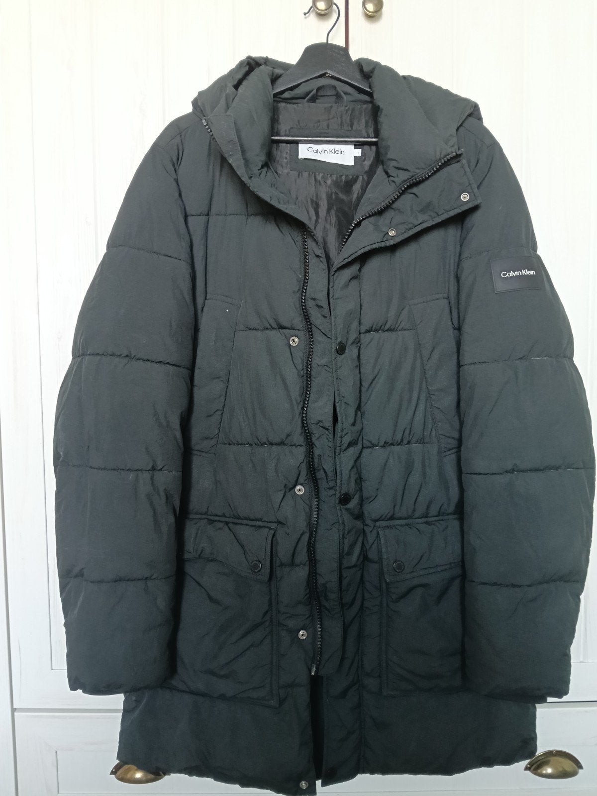 Calvin Klein winterjas, Zwart, Calvin Klein, Gedragen, Ophalen
