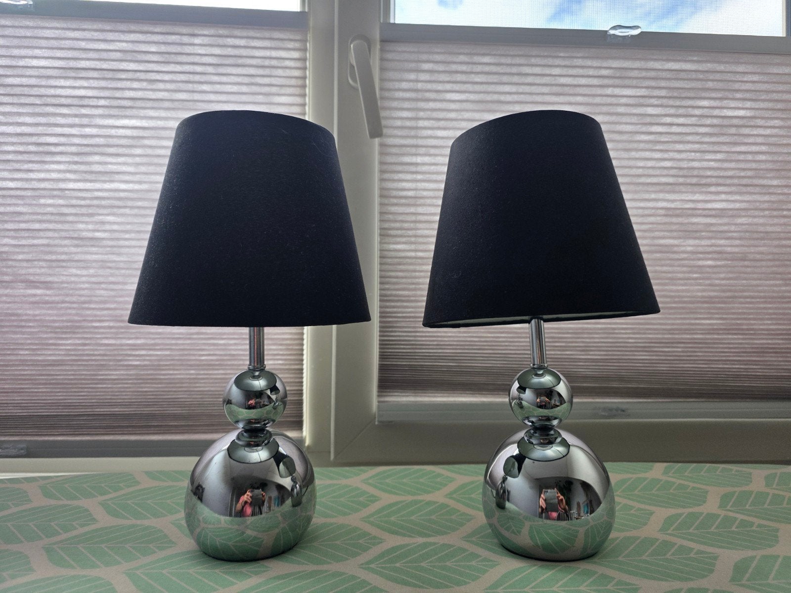 2 Touch Nachtkastlampjes - Modern Design, Huis en Inrichting, Met schakelaar, Gebruikt, Ophalen of Verzenden, Zwart