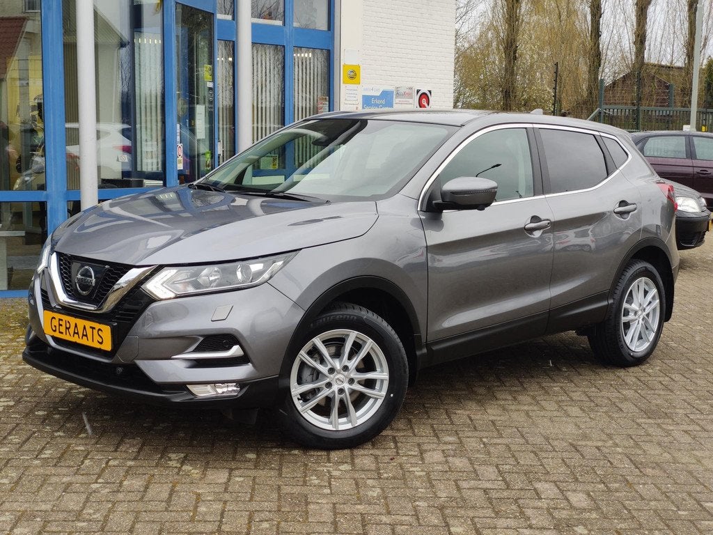 Nissan Qashqai 1.2 N-Connecta | Navigatie, Trekhaak, Keyless, Auto's, Nissan, Voorwielaandrijving, Stof, Gebruikt, Euro 6
