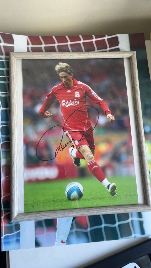 Fernando Torres signed Picture, Ophalen of Verzenden, Zo goed als nieuw, Buitenlandse clubs, Shirt