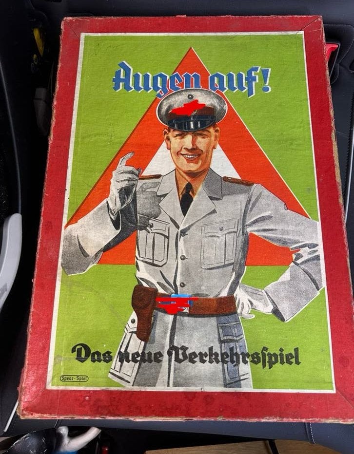 Tweede Wereldoorlog bordspel 1945 Duits, Hobby en Vrije tijd, Gezelschapsspellen | Bordspellen, Ophalen of Verzenden, Gebruikt