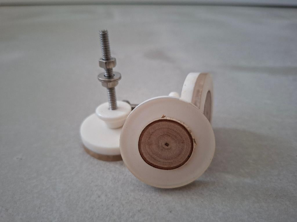 Kastknop van epoxy en hout, Wandkapstok, Nieuw, Ophalen of Verzenden, Minder dan 100 cm