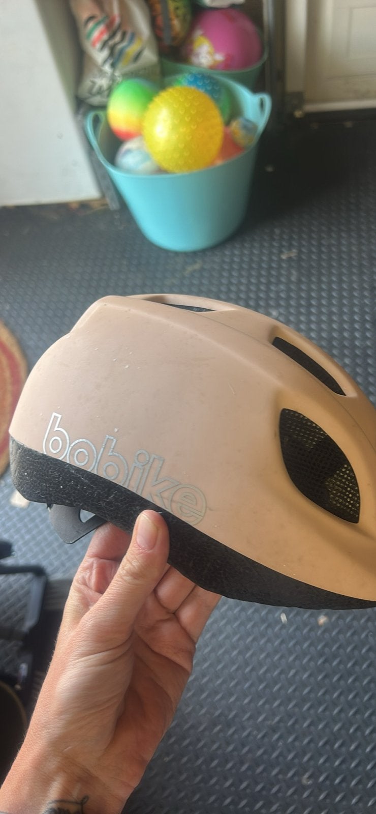 Bobike fietshelm roze 52-56cm, Fietsen en Brommers, Fietsaccessoires | Fietshelmen, Zo goed als nieuw, Jongen of Meisje, Overige maten