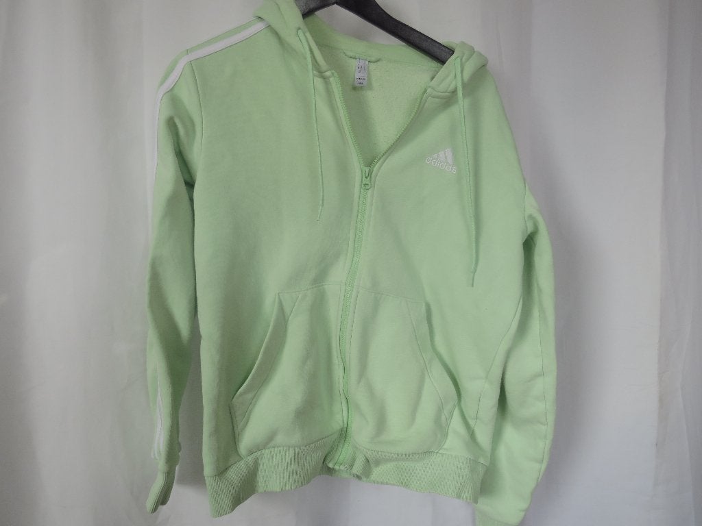 licht groene hoodie vest mt S Adidas, Adidas, Ophalen of Verzenden, Maat 36 (S), Gedragen