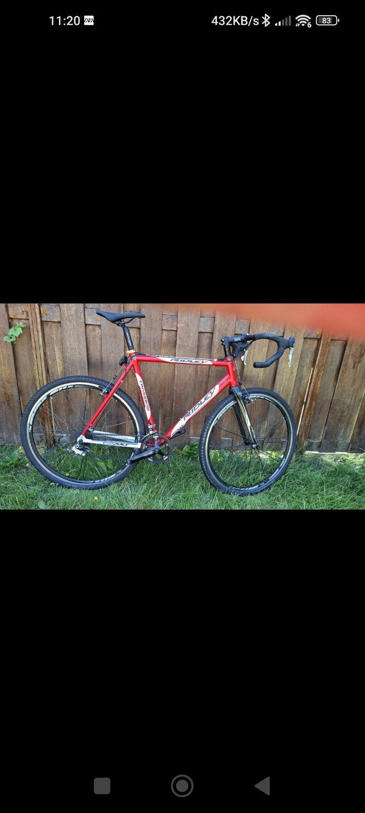 Ridley Crossbow Cyclocross Fiets - Rood/Wit, Gebruikt, Aluminium, Meer dan 20 versnellingen, Ophalen