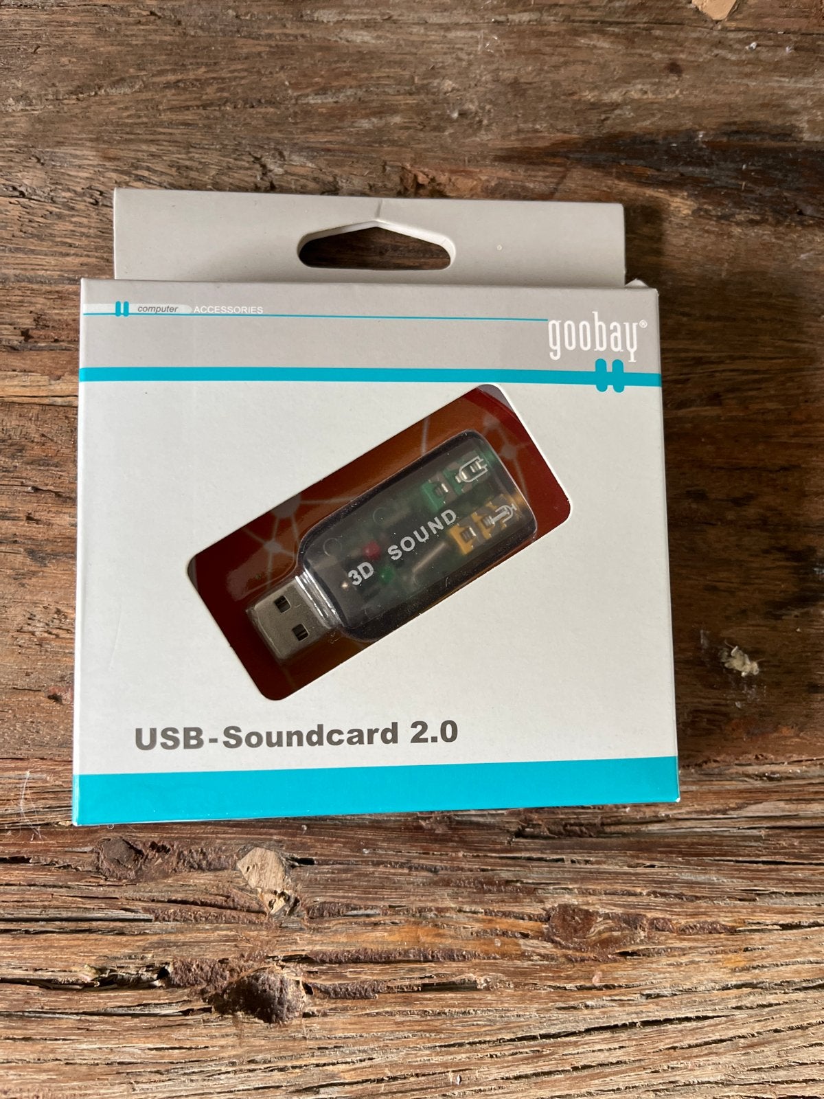 Goobay USB-Soundcard 2.0 - Nieuw in verpakking, Computers en Software, Ophalen of Verzenden, Nieuw, Extern
