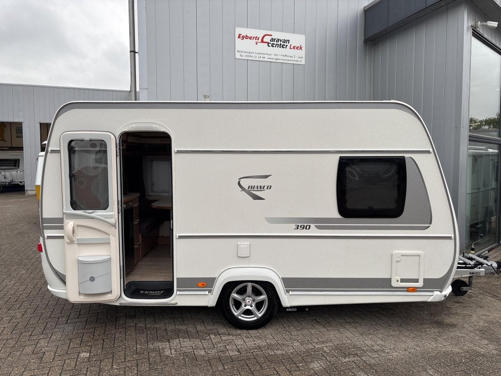 Fendt Bianco Selection 390 FH Mover/Dorema luifel, Caravans en Kamperen, Bedrijf, Treinzit, Tot en met 3, Schokbreker