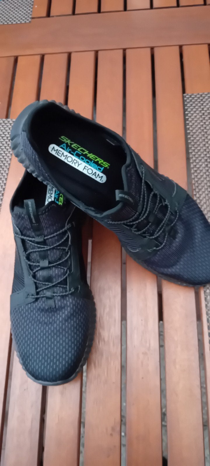skechers zwart maat 43, Zwart, Ophalen of Verzenden, Zo goed als nieuw, Skechers