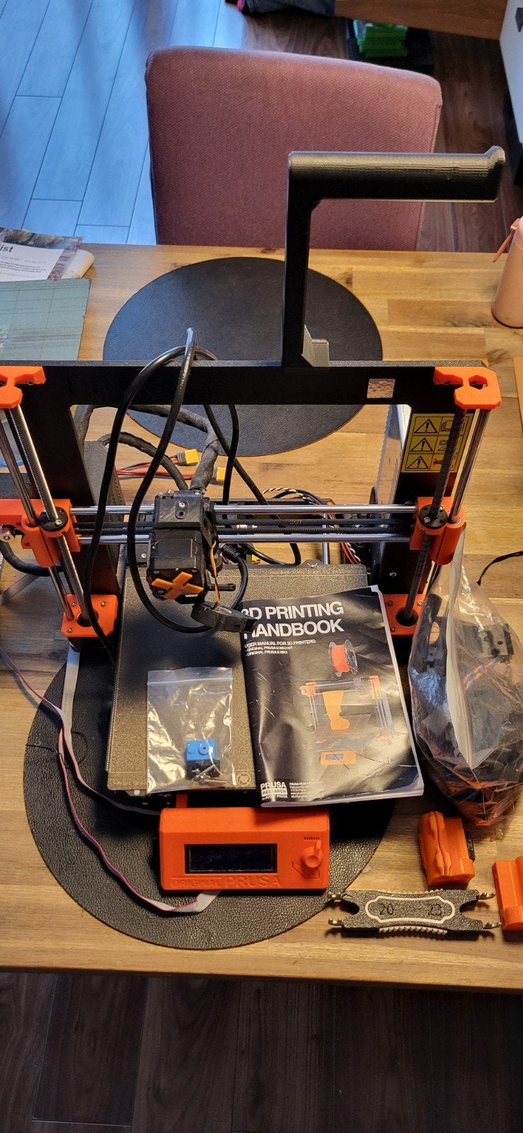 Prusa i3 MK3S 3D-printer met extra's, Gebruikt, Filament, Ophalen, Prusa