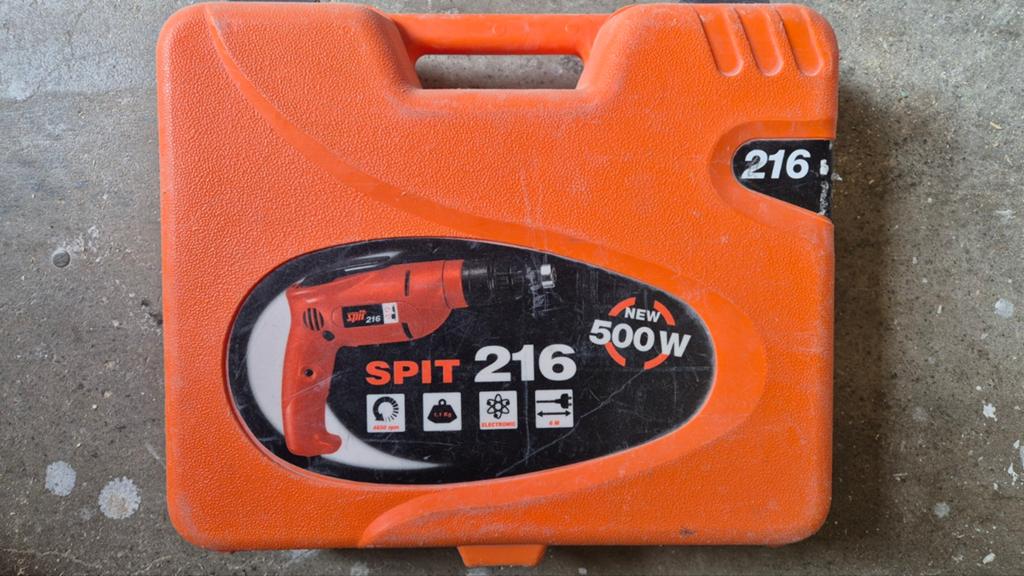 Spit 216 schroefmachine, Ophalen, Gebruikt