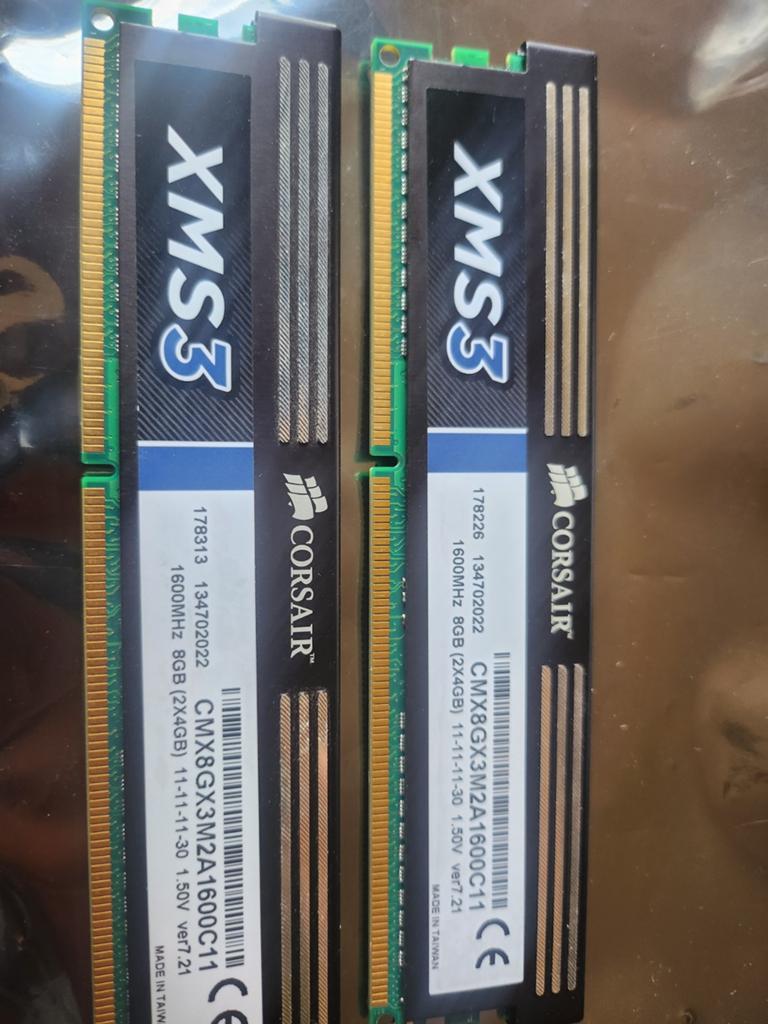 8GB DDR 3 geheugen ( 2 x 4 ), Ophalen of Verzenden, DDR4, Desktop