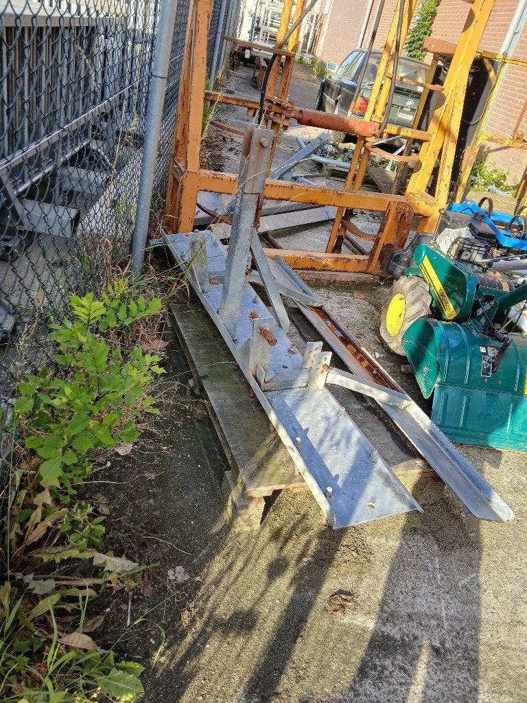 bakvlakker 2 meter met kantschuif, Ophalen, Gebruikt, Hark, Onbekend