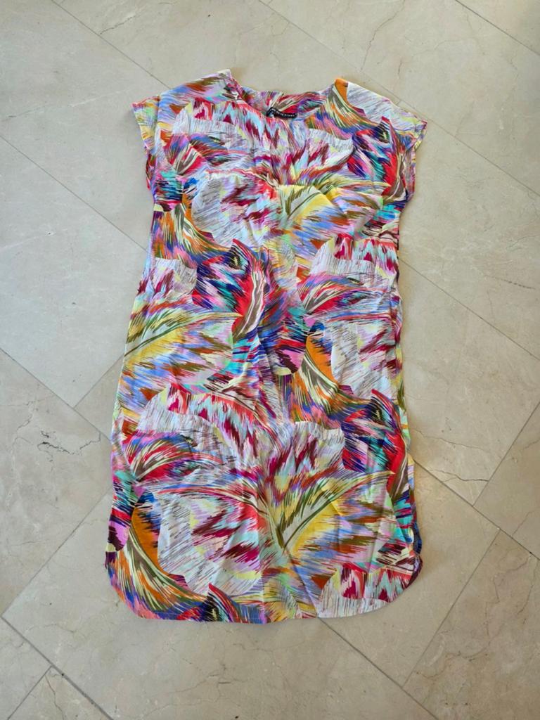 Kleurrijke jurk van Crème de la Crème, Kleding | Dames, Jurken, Maat 38/40 (M), Overige kleuren, Crème de la Crème, Ophalen of Verzenden