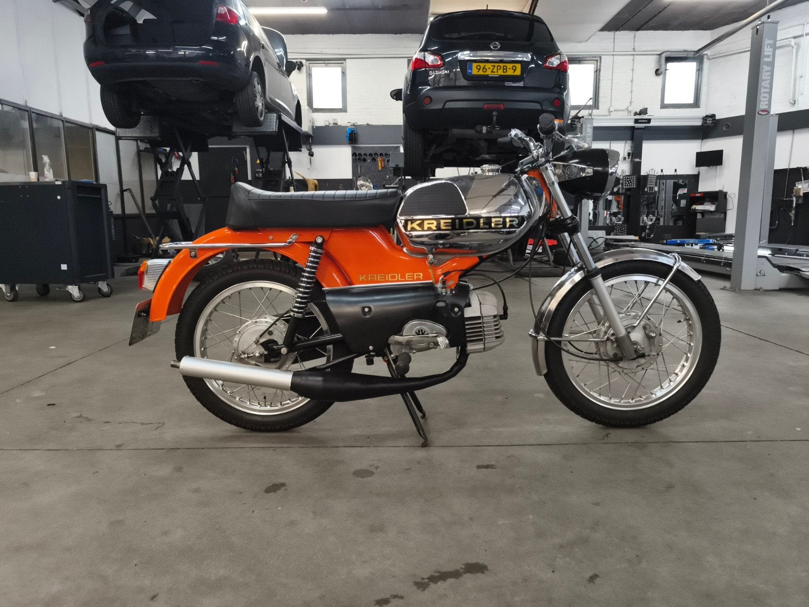 kreidler motor kenteken (blauw), Fietsen en Brommers, Ophalen, Overige modellen, Zo goed als nieuw, 63 cc