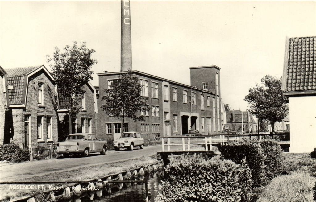 Assendelft, Kaasfabriek C.M.C. - ongelopen, Verzamelen, Verzenden, 1960 tot 1980, Ongelopen, Noord-Holland