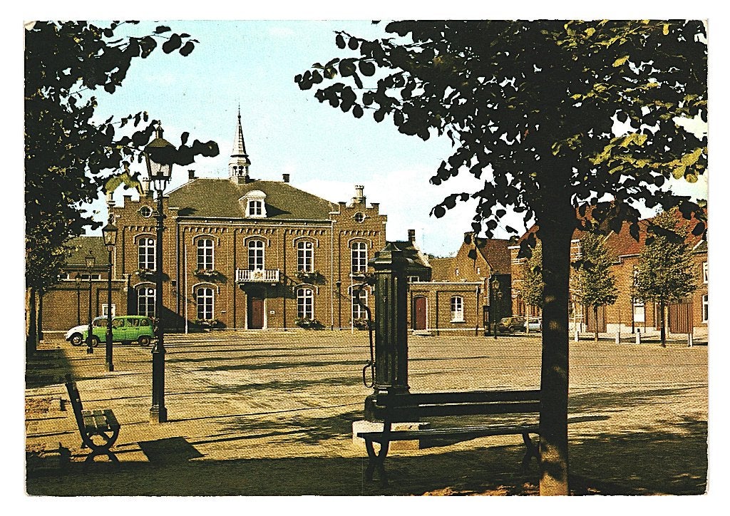 948701 Wessem Limburg Gemeentehuis Nette kaart Onbeschreven, Ophalen of Verzenden, 1960 tot 1980, Ongelopen, Limburg