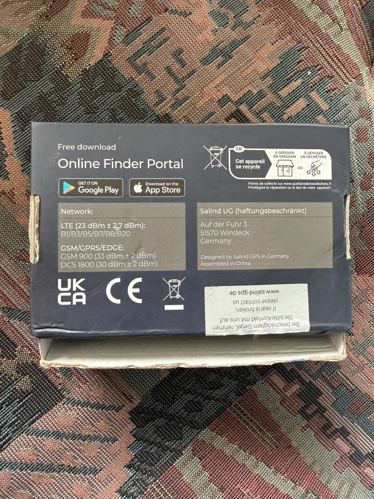Gps tracker salind 01, Ophalen of Verzenden, Nieuw