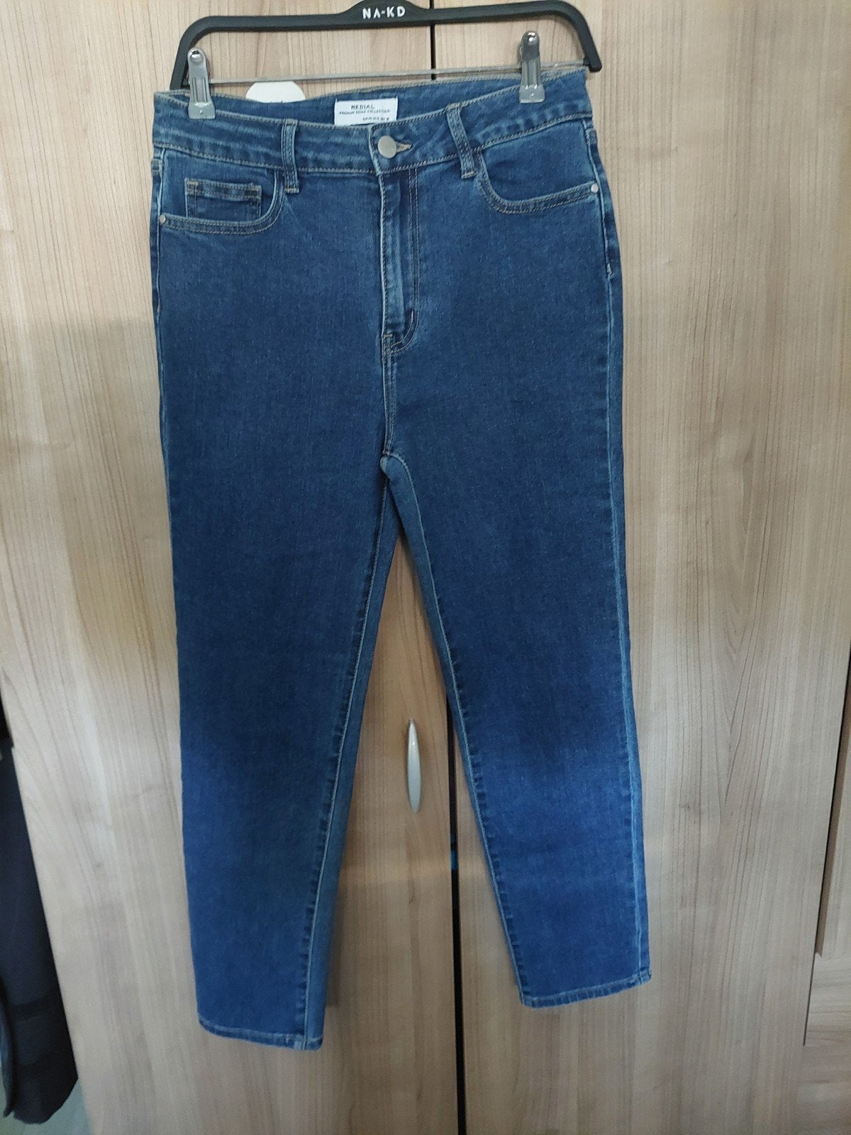 Radiale mom fit jeans/40, Ophalen of Verzenden, Nieuw, Blauw, W30 - W32 (confectie 38/40)