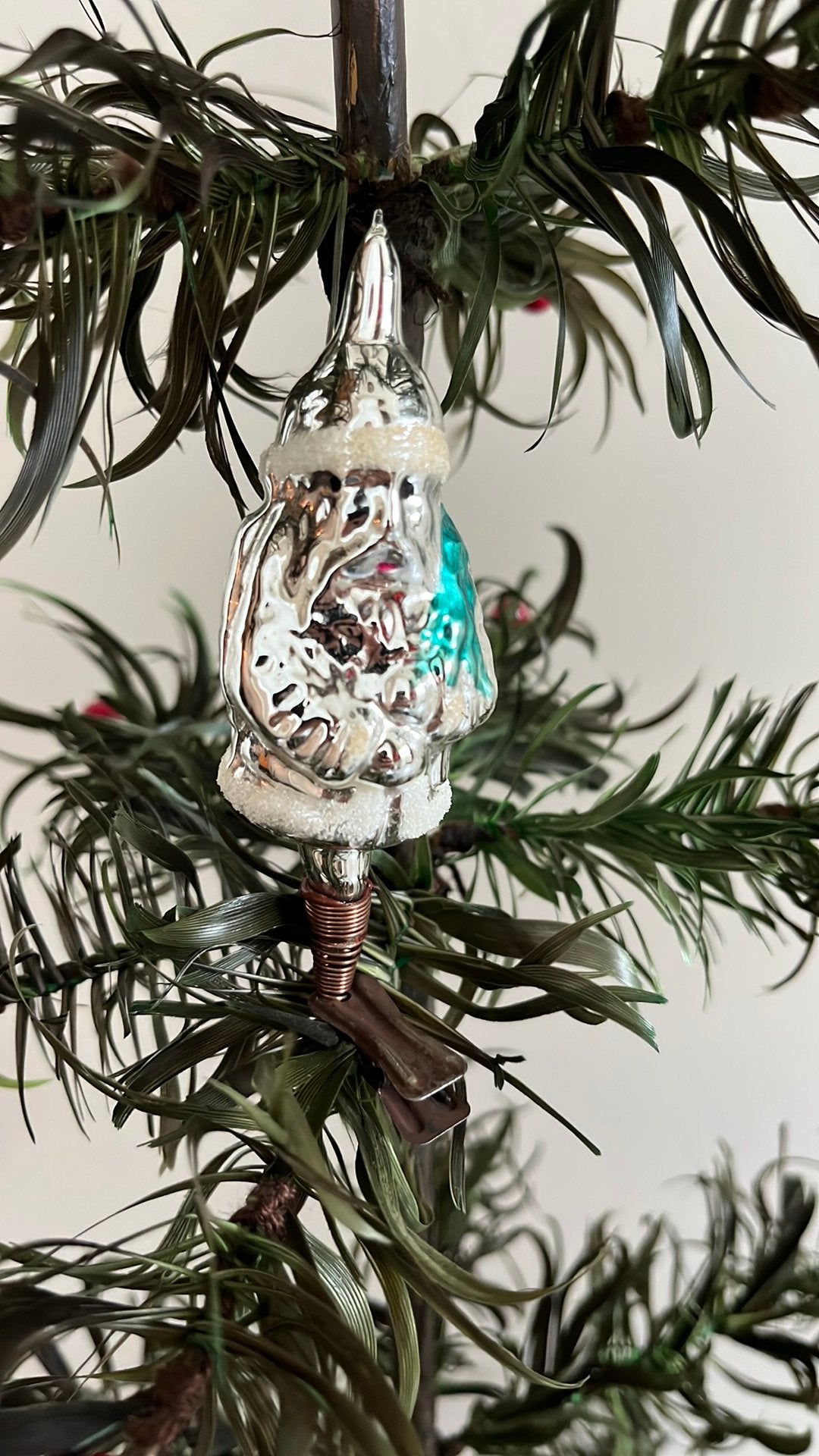 Vintage Kerstman op klip, Diversen, Ophalen of Verzenden, Zo goed als nieuw
