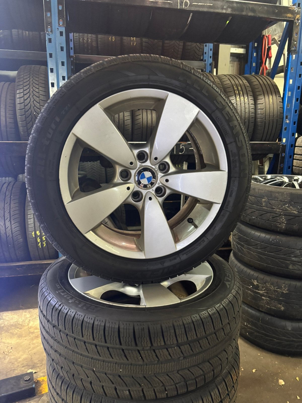 225/50/r17,5x120,all-season,original from bmw e60/61, Auto-onderdelen, Banden en Velgen, Ophalen, Gebruikt, Banden en Velgen, 17 inch