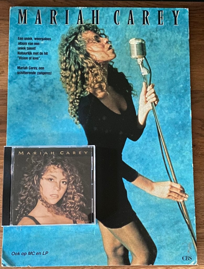 Mariah Carey Promo Display /CD, Ophalen of Verzenden, 1990 - 1999, Zo goed als nieuw