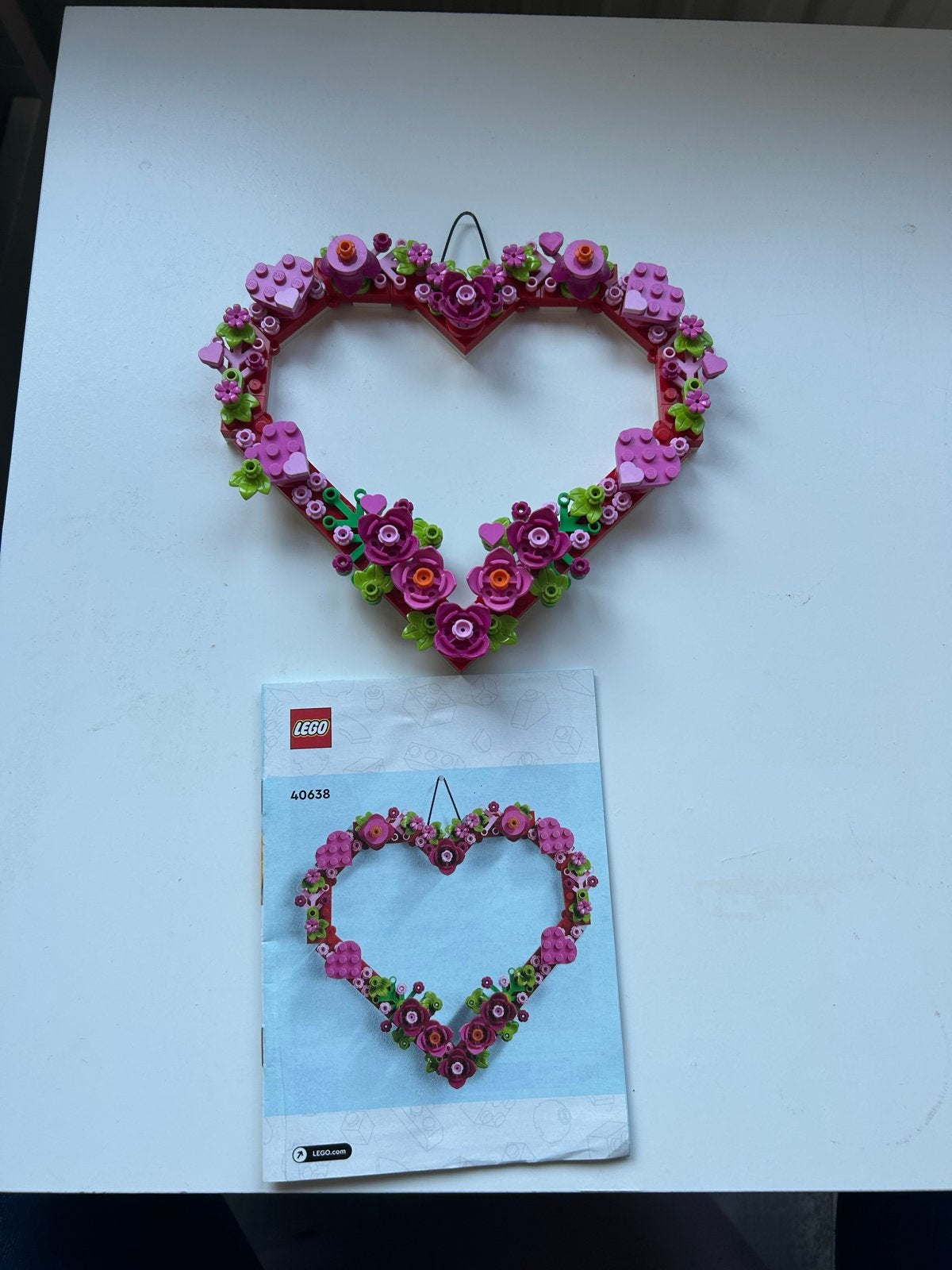 LEGO Bloemenhart 40638 - Valentijnscadeau, Ophalen of Verzenden, Zo goed als nieuw, Overige merken