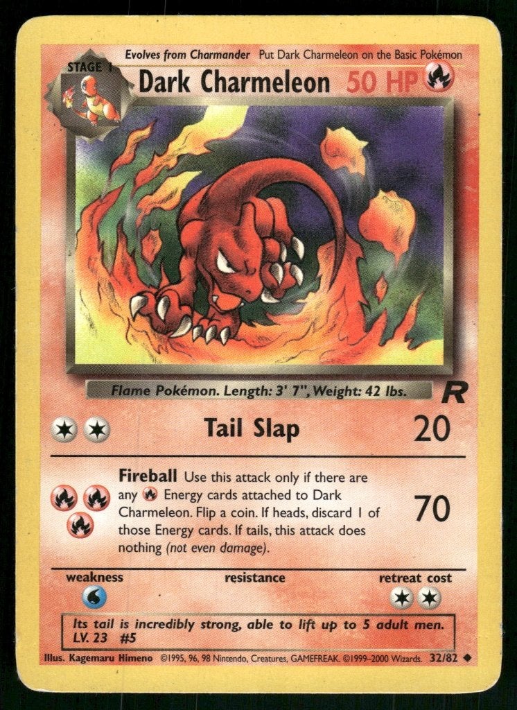 Dark Charmeleon 32/82 - Team Rocket (Good), Verzenden, Gebruikt