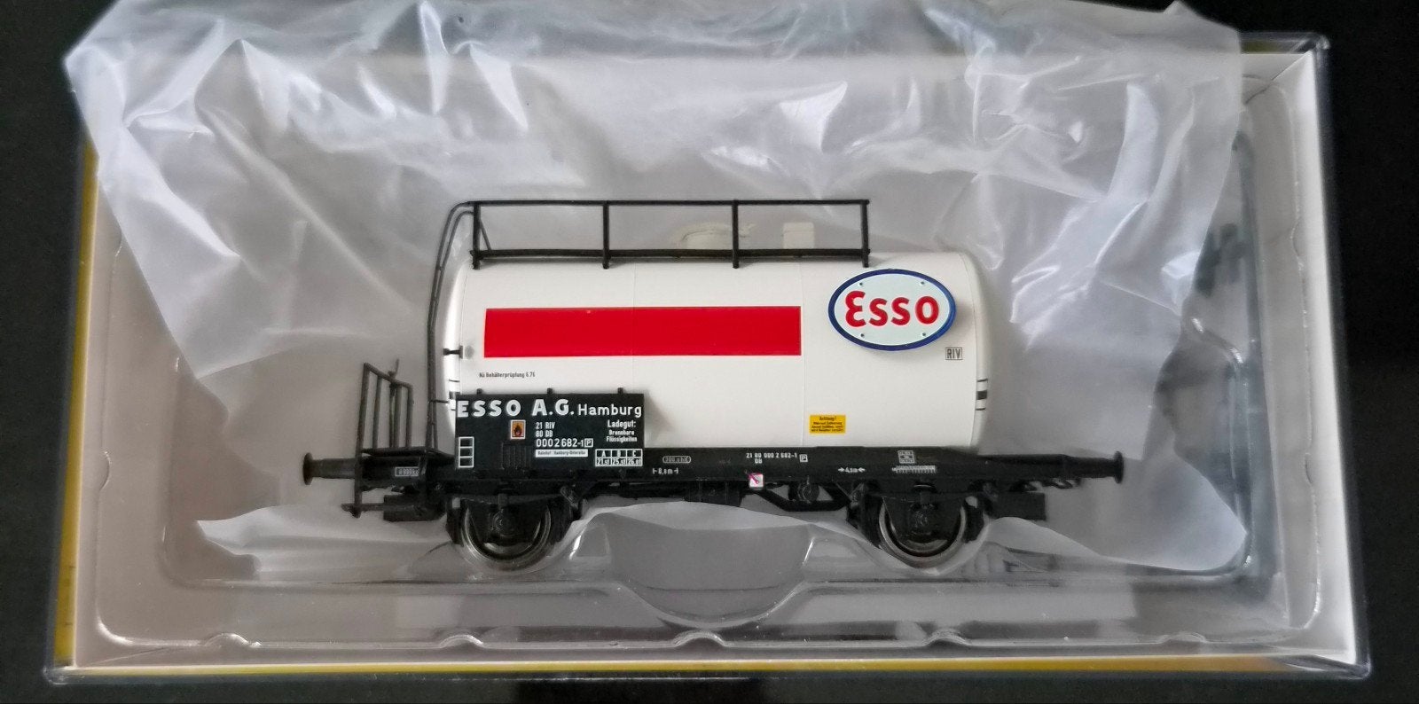 Brawa 50005 Ketelwagen 'Esso', Overige merken, Gelijkstroom, Verzenden, Wagon