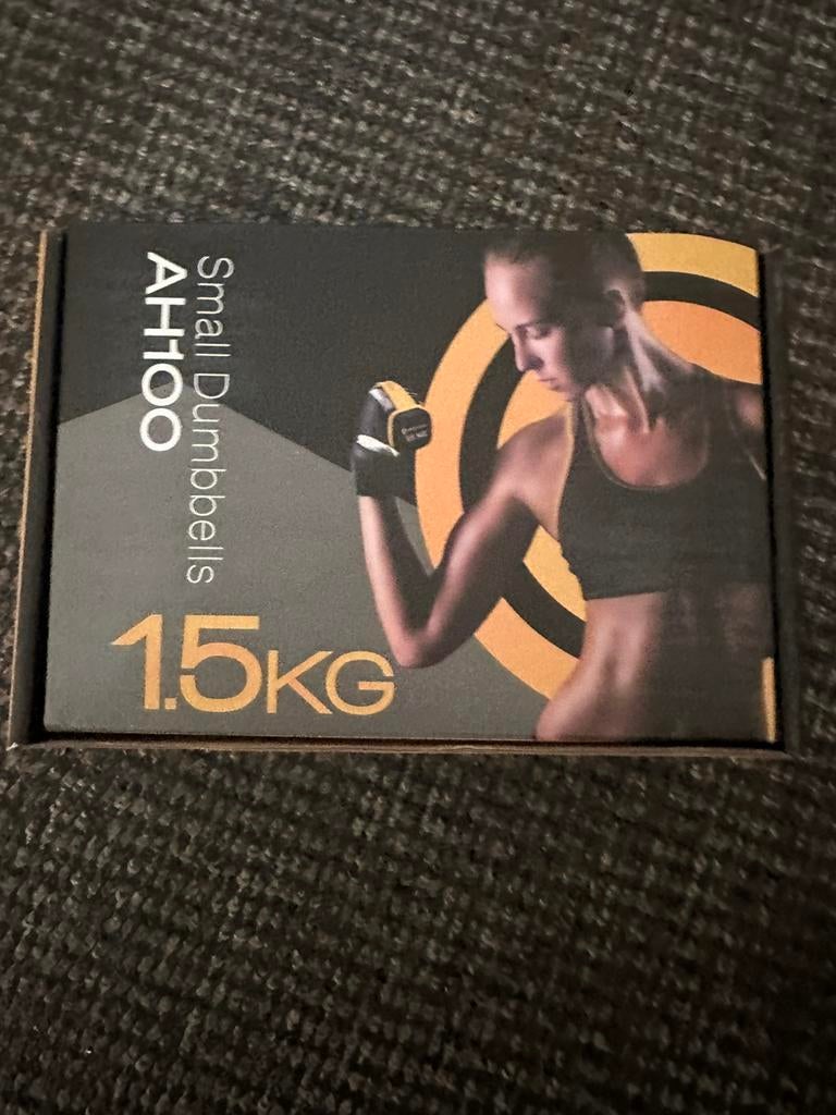 1,5 kg dumbells nieuw, Ophalen of Verzenden, Zo goed als nieuw, Dumbbell