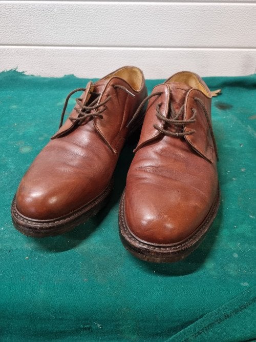 heren schoenen van lier maat 46 / 11, Kleding | Heren, Schoenen, Ophalen of Verzenden, 'T Olde Gre-j, Info@toldegrej.nl, Endepoelstraat 20f Didam