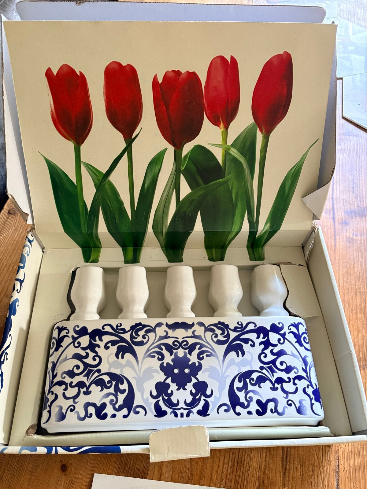 Marcel Wanders Randstad Delfts Blauw Tulpenvaas, Ophalen of Verzenden