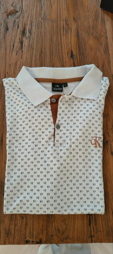 Polo Calvin klein wit maat L, Ophalen of Verzenden, Wit
