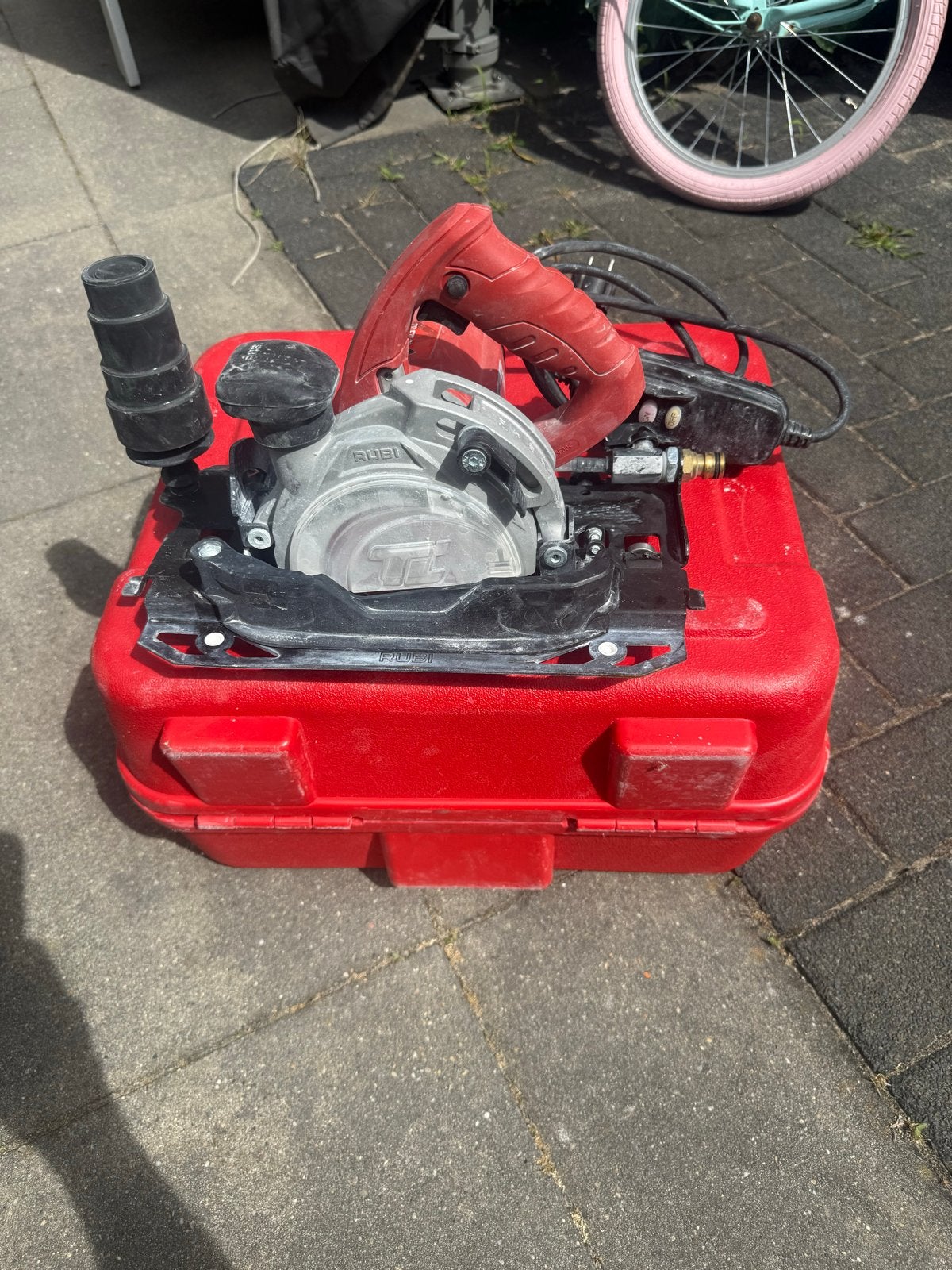 Rubi TC-125 Elektrische Tegelzaag met Slim System, Ophalen, Gebruikt, Cirkelzaag, 70 mm of meer