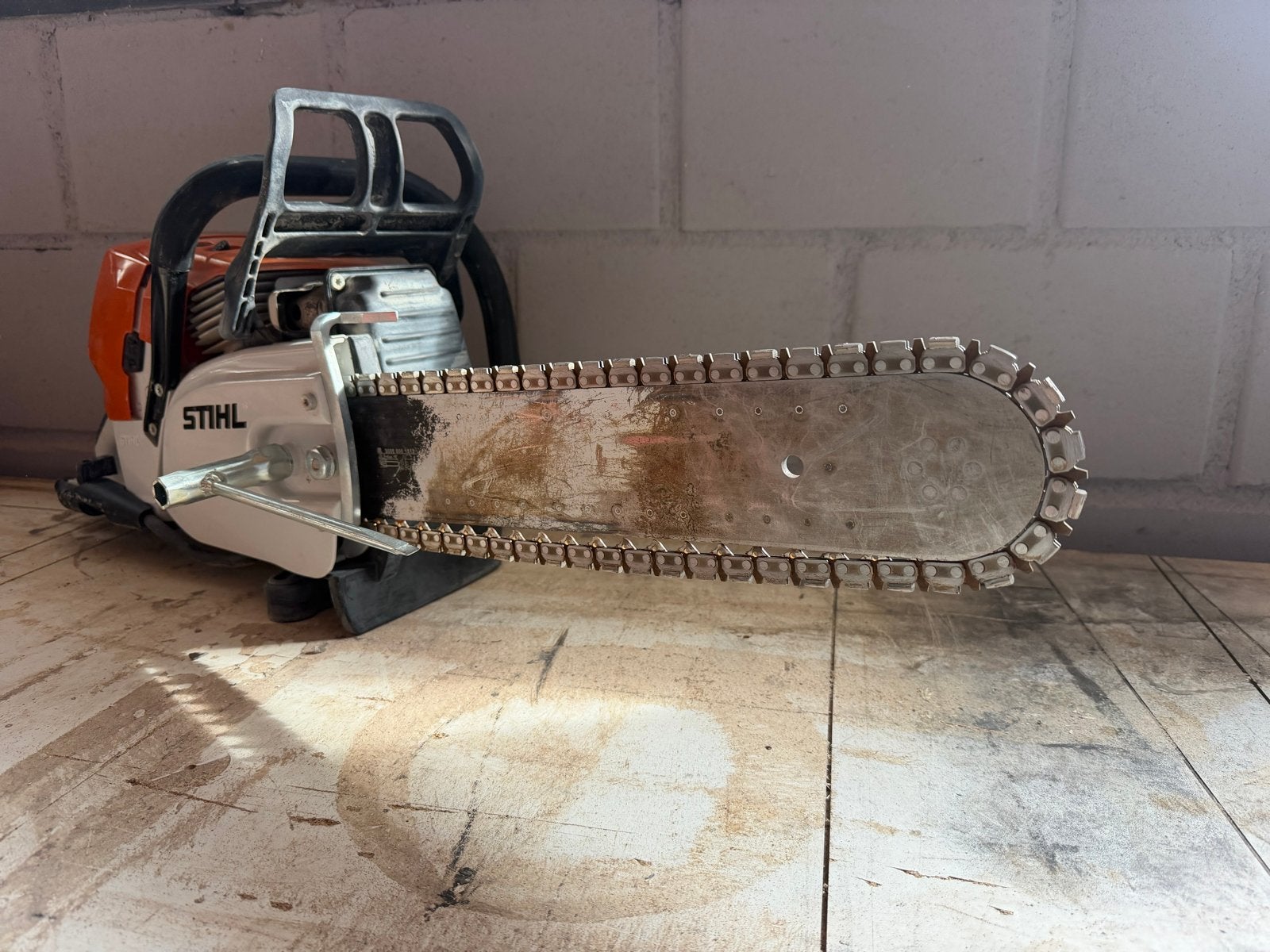 Stihl GS461 Betonkettingzaag - Krachtige Doorslijper, Ophalen, 70 mm of meer, Kettingzaag, Zo goed als nieuw