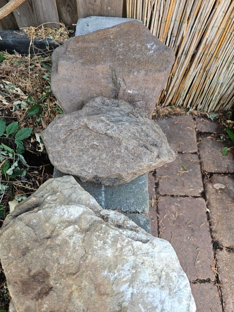 Diverse natuurstenen, rotsen en keien voor in de tuin, Ophalen, Gebruikt, Overige typen, Natuursteen