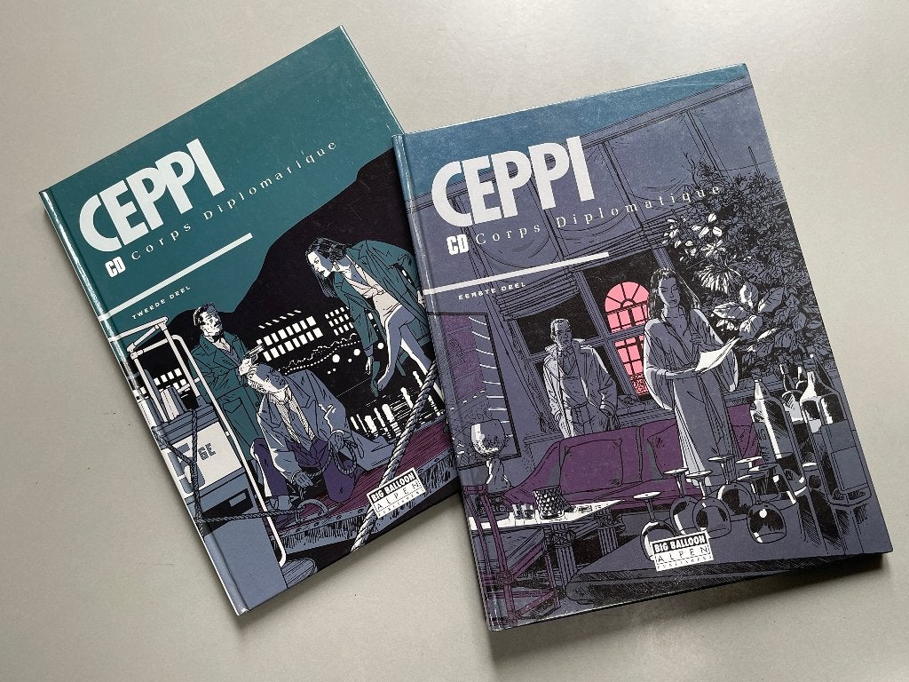 CD Corps Diplomatique 2 delen - hardcovers - 1991 (CEPPI), Meerdere stripboeken, Ophalen of Verzenden, Zo goed als nieuw