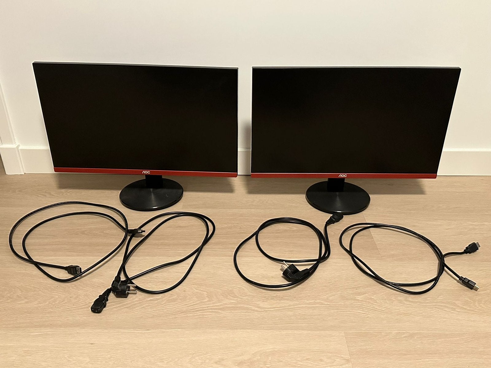 2 game monitoren van AOC 24,5 inch, Full HD, Ophalen of Verzenden, Zo goed als nieuw, 24,5
