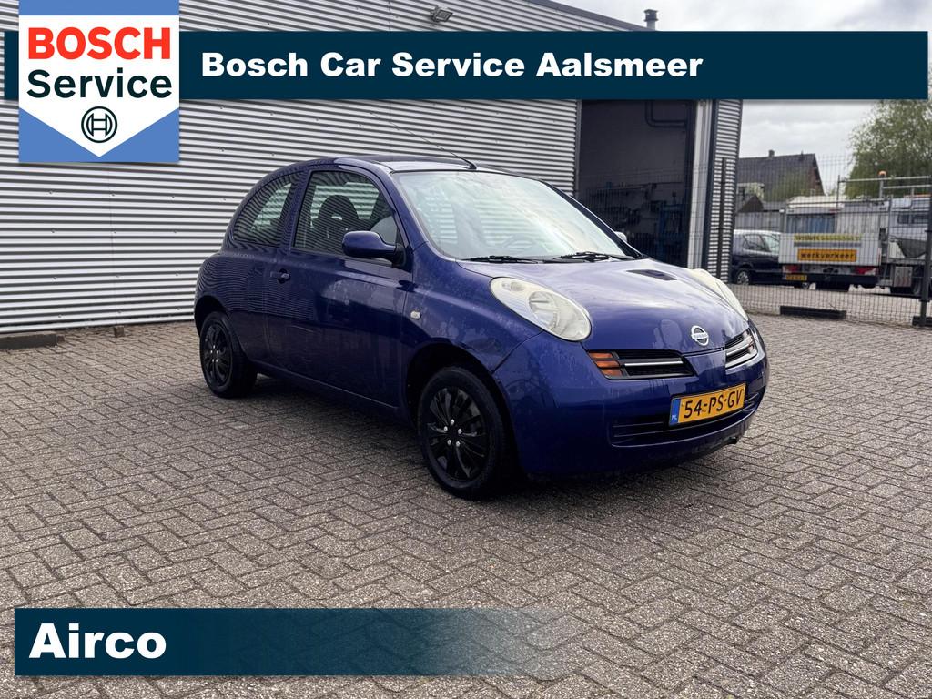 Nissan Micra 1.4 Acenta / Apk / Airco / Garantie /, Auto's, Stof, Gebruikt, 31 €/maand, 4 cilinders