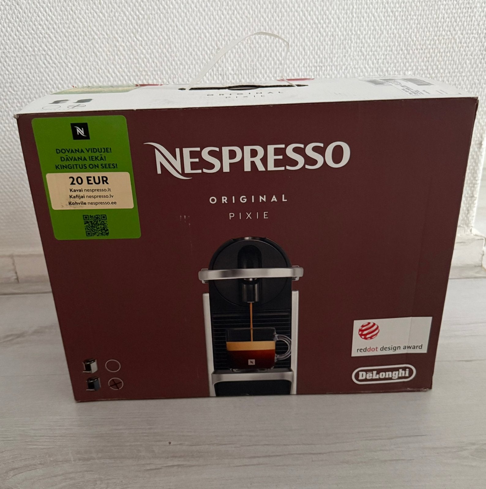 Nespresso Pixie De’Longhi, Witgoed en Apparatuur, Koffiezetapparaten, Ophalen of Verzenden, Nieuw, Koffiemachine