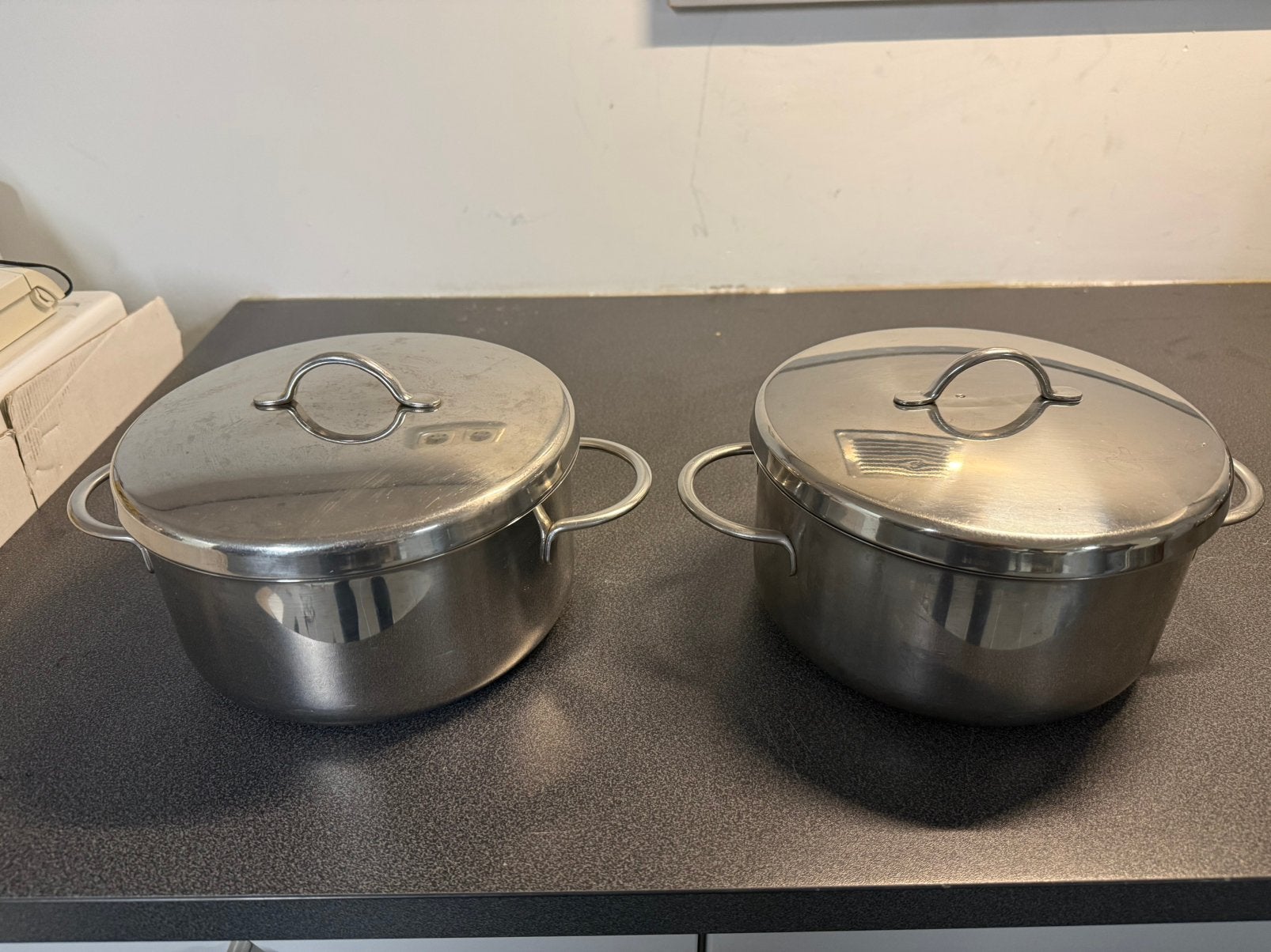 2 Sigg - kookpannen - pannen nr. 20 - voor electra -, Ophalen, Gebruikt, Rvs, Kookpan